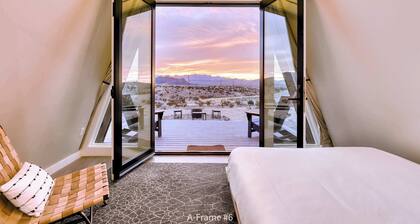 Stardust Big Bend Luxury A-Frame#10 with fab view