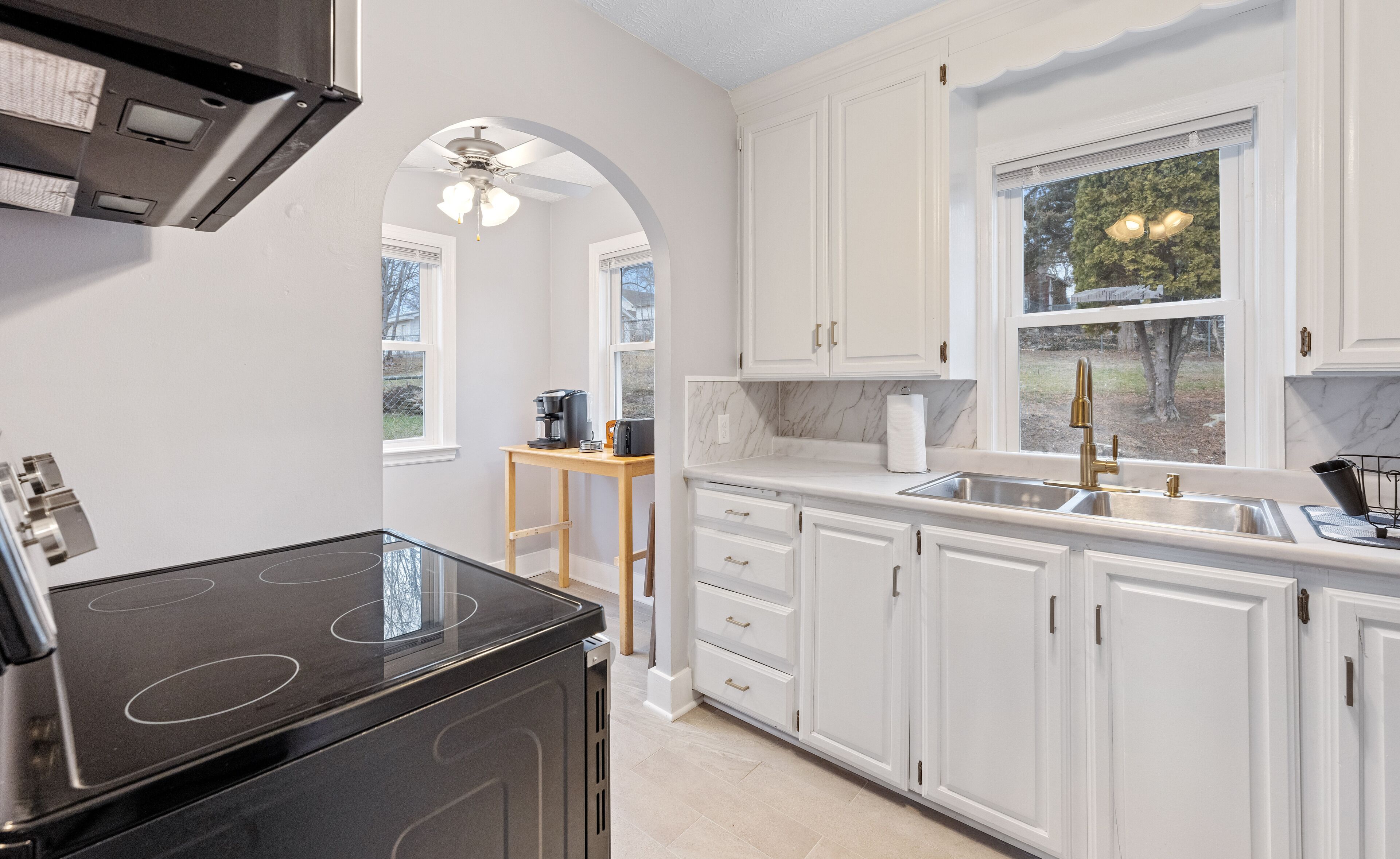 Microwave, oven, stovetop