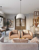 Een 72-inch smart-tv met digitale zenders en vloerverwarming