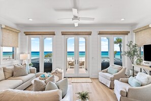 TV - Gulf Front Home with Pool Access, Bikes and LSV (Panama City Beach)
