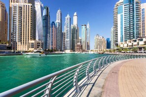 Exterior - Budget 1BR Apt in Marina  -Time (Dubai)