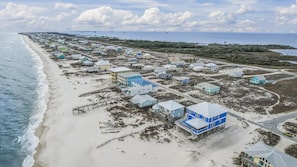 Accommodatie ligt op het strand