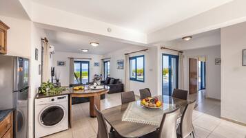 3 Bedroom Villa with Sea View and Private Swimming Pool | Private kitchen | Full-size fridge, microwave, oven, stovetop