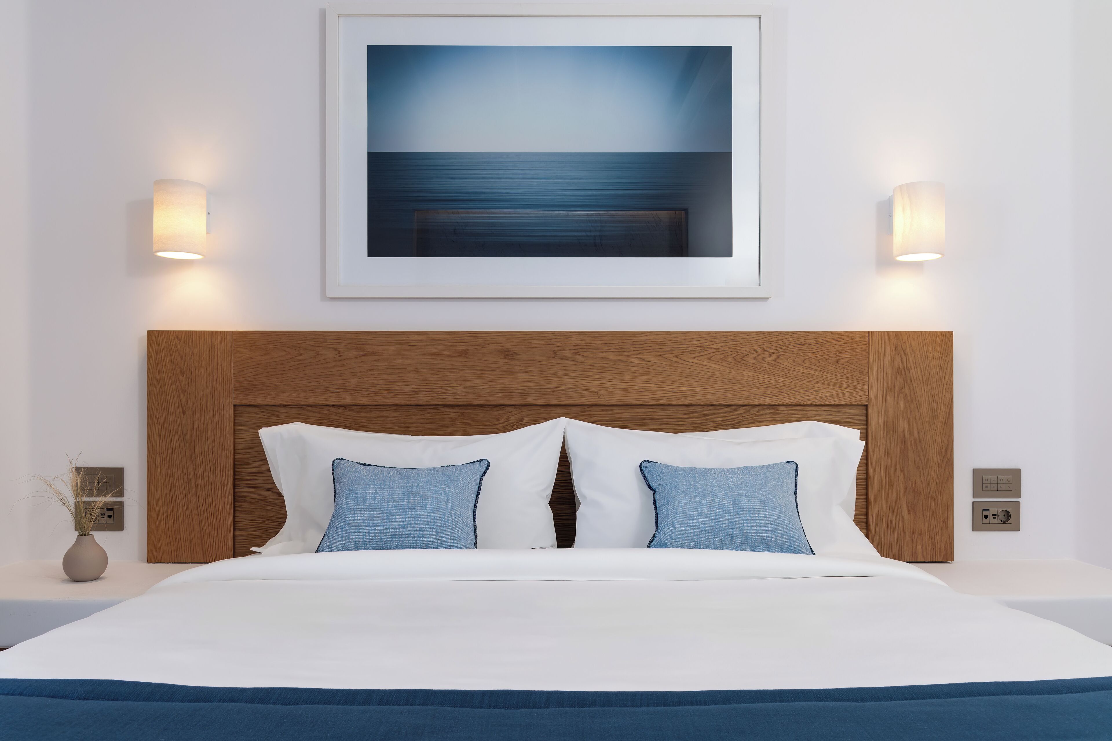 套房, 私人泳池, 海景 (Maisonette) | 意大利 Frette 床單、高級寢具、羽絨被、Tempur-Pedic 床墊