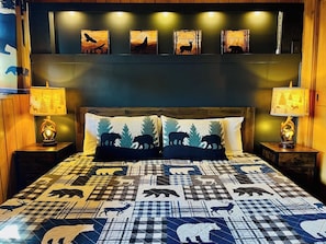 2 chambres, coffres-forts dans les chambres, bureau