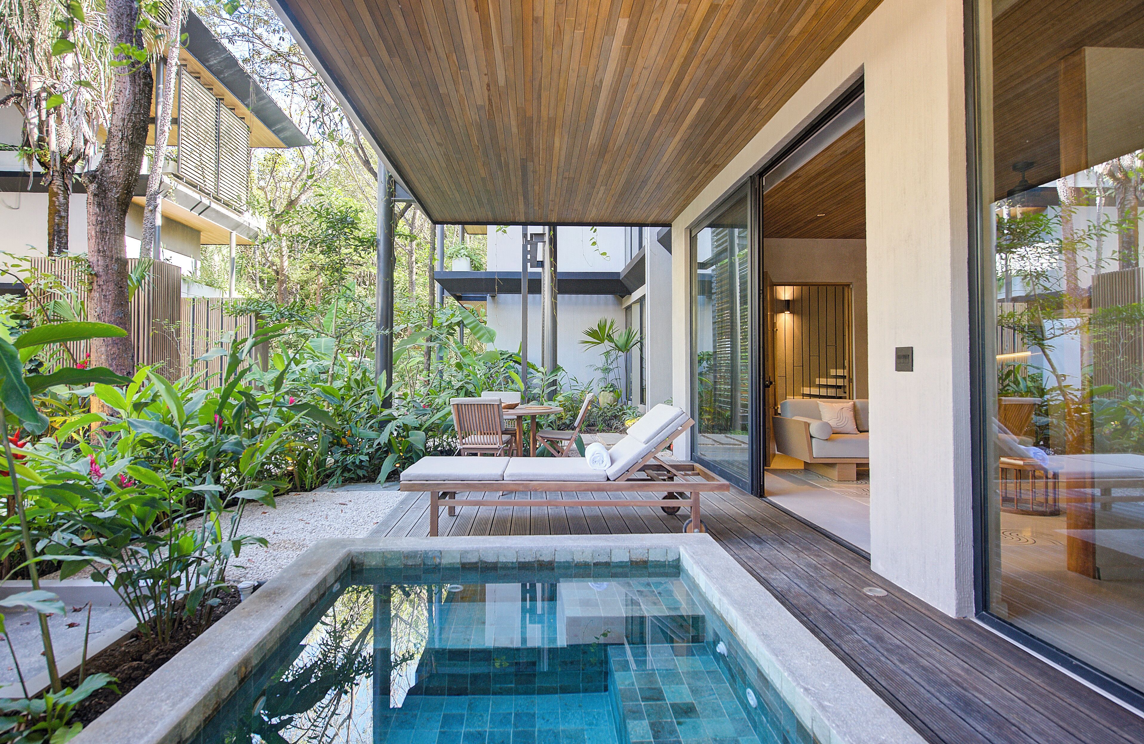 Suite Studio Deluxe, 1 chambre, bain à remous, vue jardin | Bain à remous privé