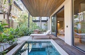Private spa tub - QUIN Surf Residence Nosara (Nosara)