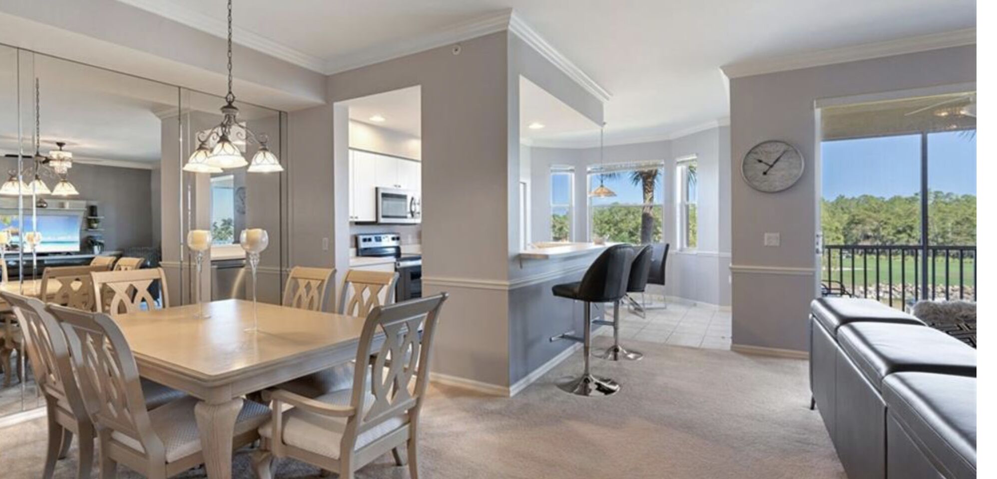 Paradise with a view! Gorgeous 2-bedroom condo in Gated Naples Golf community. 