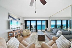 Smart TV - Beachfront at Commodore PCB | 13th Floor Gulf Views | Free Beach Chairs (Panama City Beach)