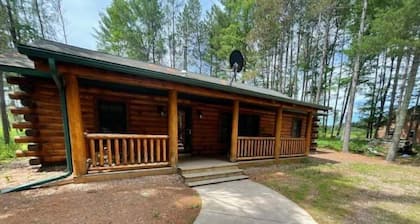 Private Log Cabin near Lake Arbutus and ATV trails