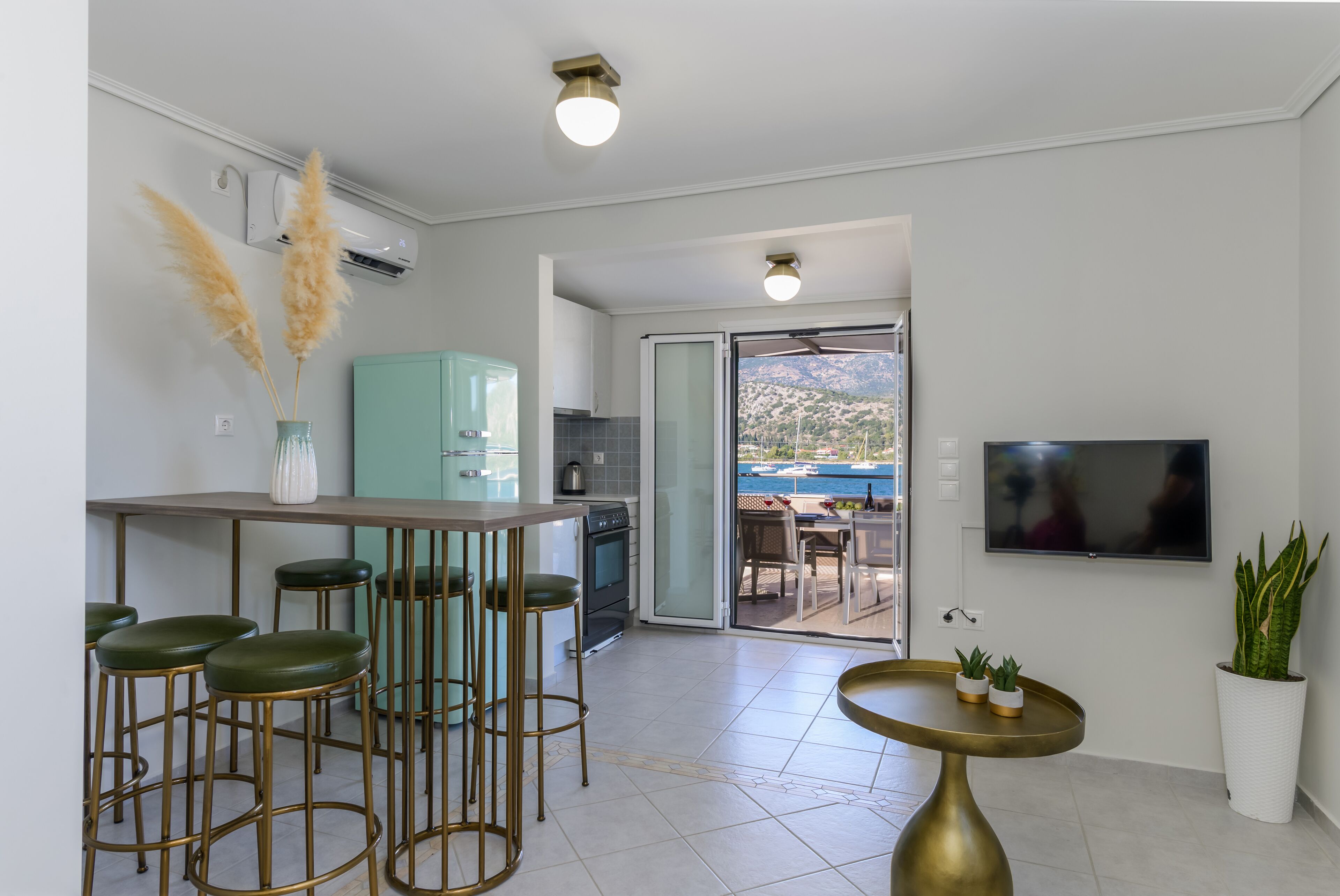 Apartamento conforto | Área de estar | Smart TV