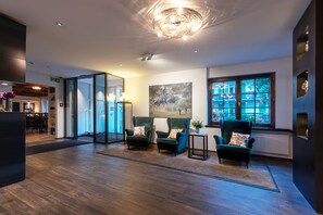 Sitteområde i lobbyen