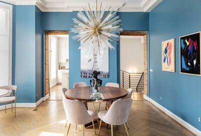 NEW! Brush Park Brilliance! Walk->Stadiums DT Luxe 3BR