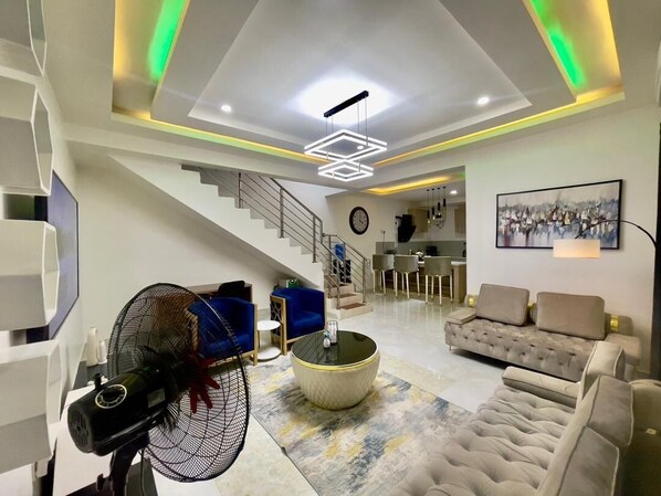 Living area - Luxury 3bedroom duplex (Lekki)