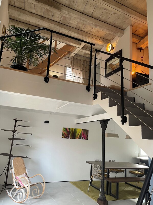 Interior - La grange de Sophie - Spacious and charming triplex with terrace (Berstett)