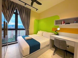 Comfort Apartment, 2 Bedrooms, Refrigerator, City View | View from room