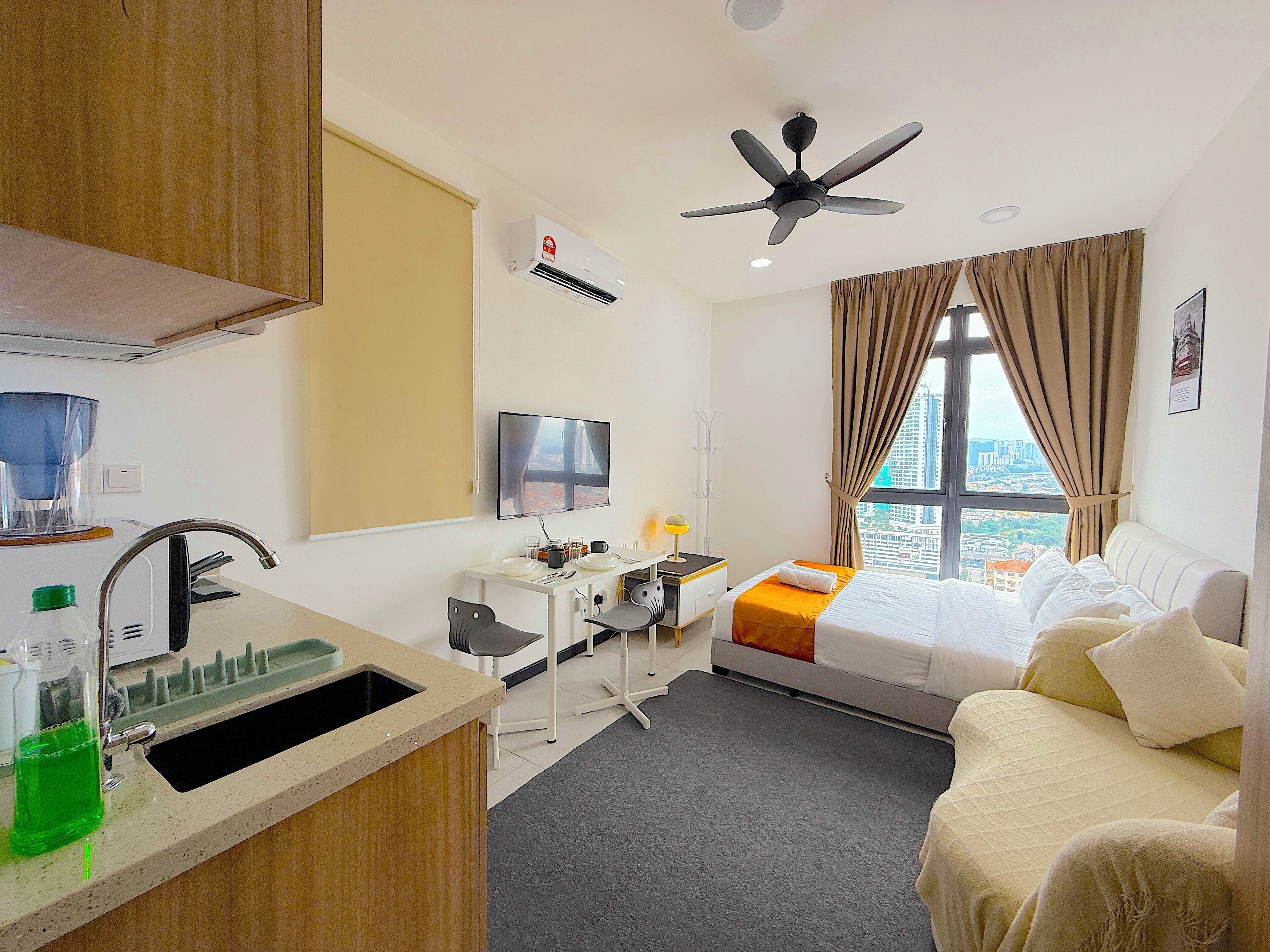 Leilighet – comfort, 1 soverom, ikke-røyk, adgang til basseng | Sengetøy av topp kvalitet, individuelt dekorert og individuelt innredet