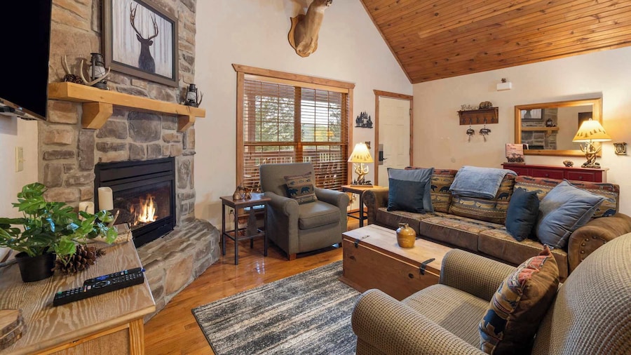 Simons Treetop Cabin 2 BDR in Popular Resort!