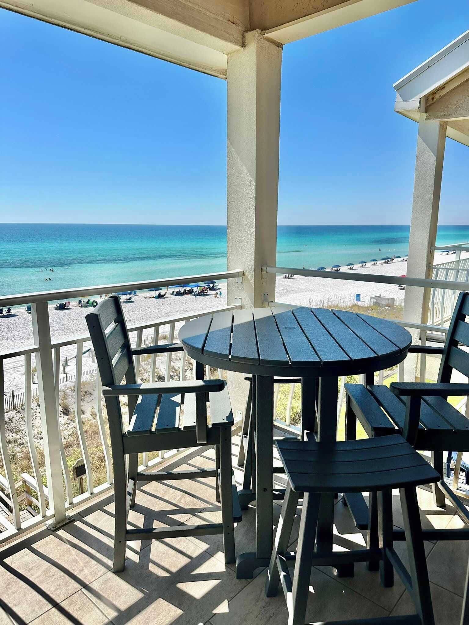 Condo, Multiple Beds, Balcony, Ocean View (Gulf View Getaway) | Outdoor dining