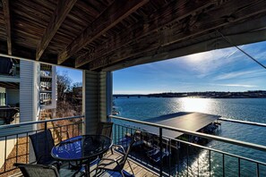 Condo, Multiple Beds, Pool Access (Osage Oasis) | Outdoor dining - Osage Oasis Unmatched Views, Convenient Location (Osage Beach)