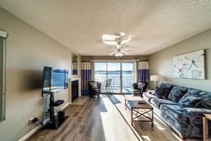 Condo, Multiple Beds, Pool Access (Osage Oasis) | Living area - Osage Oasis Unmatched Views, Convenient Location (Osage Beach)