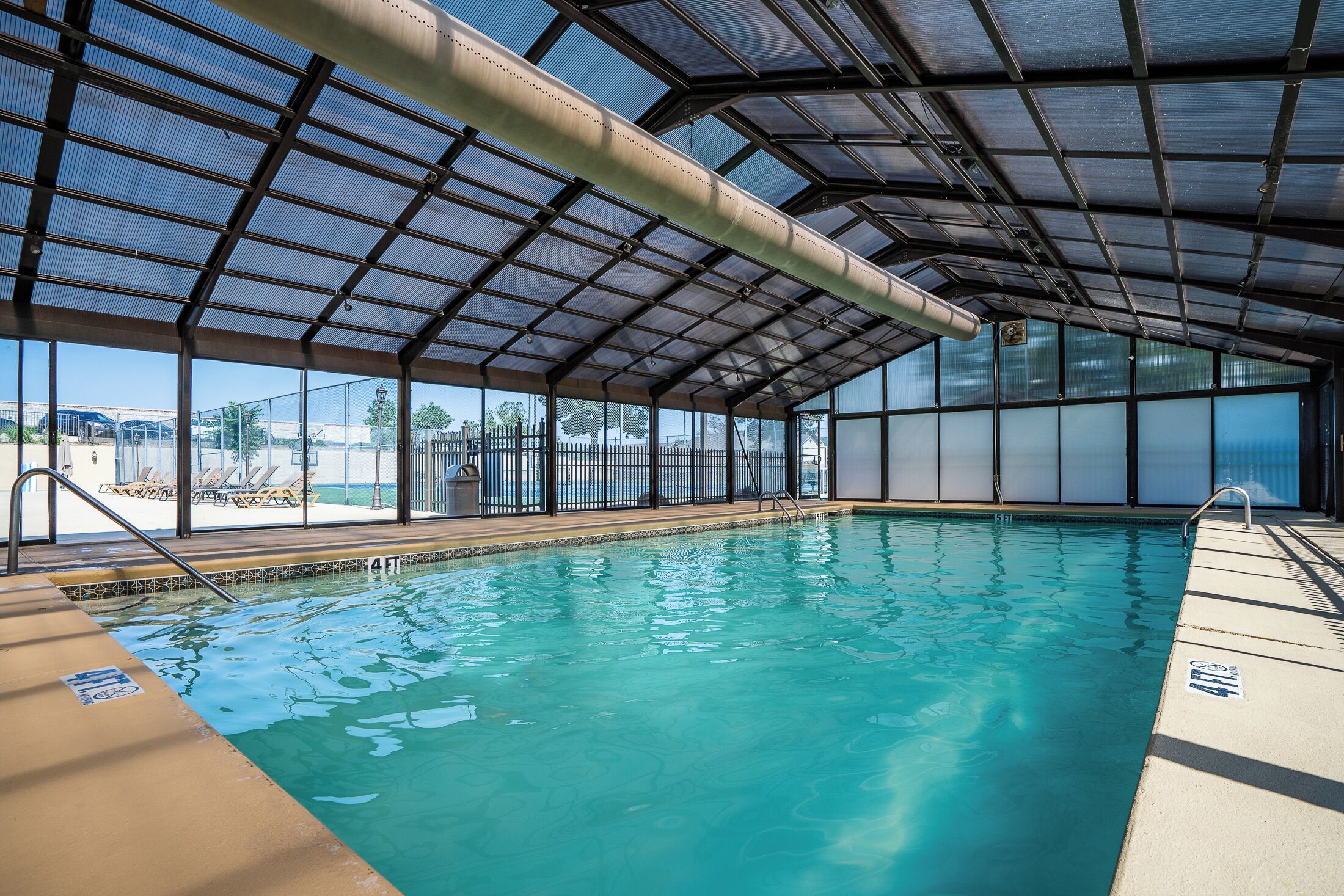 Seasonal outdoor pool