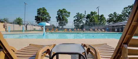 Seasonal outdoor pool