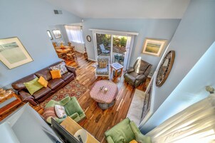 House, Multiple Beds, Patio, Garden View (Succulents & Seashells) | Living area | 42-inch flat-screen TV with digital channels