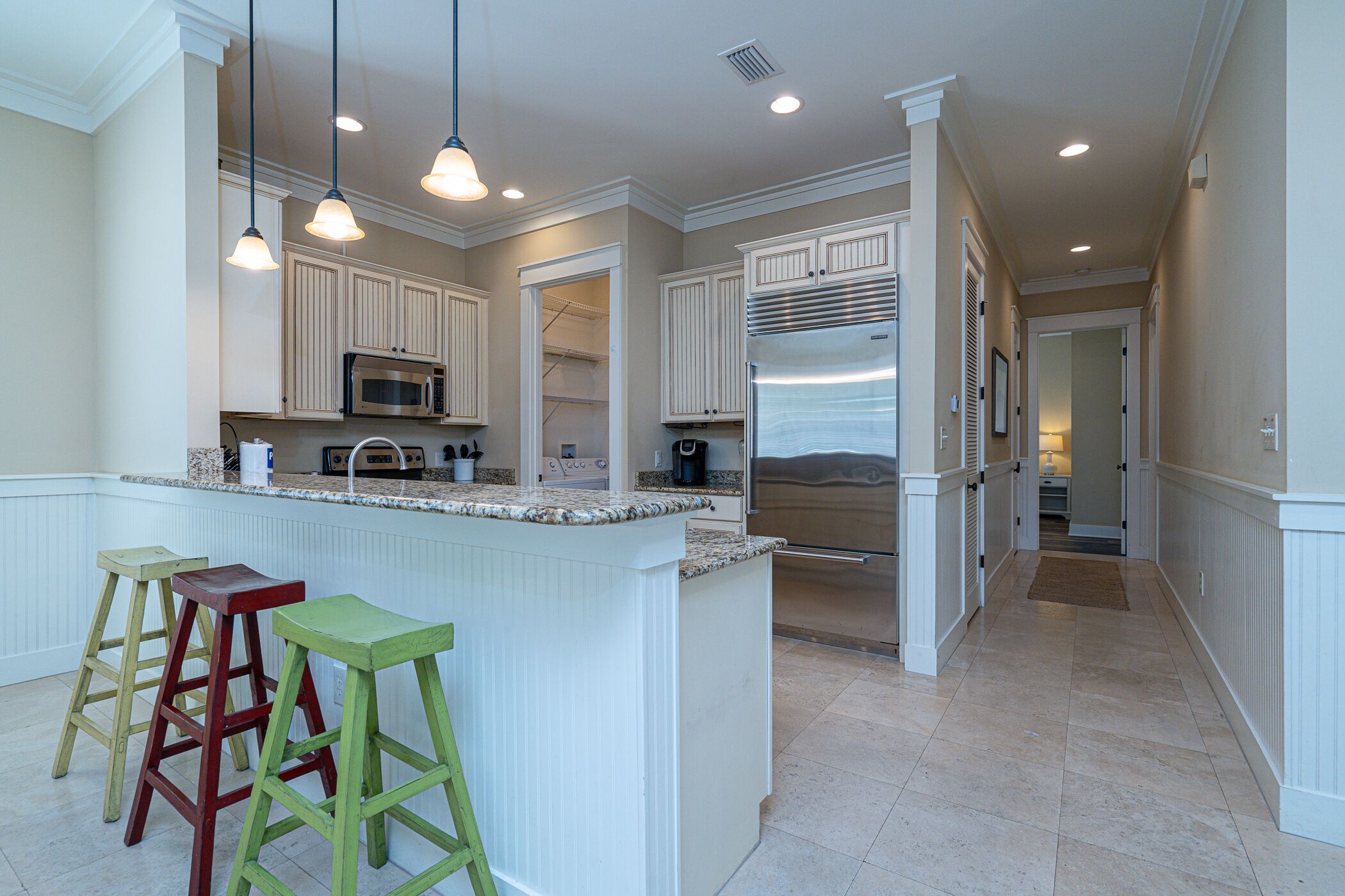 House, Multiple Beds, Patio, Garden View (Sandestin Bungalo 38) | Private kitchen | Coffee/tea maker, fridge, microwave, oven