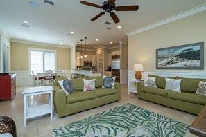 House, Multiple Beds, Patio, Garden View (Sandestin Bungalo 38) | Living area - Sandestin Bungalo 38: Beach, Golf, & Fun! (Miramar Beach)
