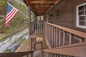 Balcony view - Mariettas Dream 2br in Mountains w/ Hot Tub! (Sevierville)