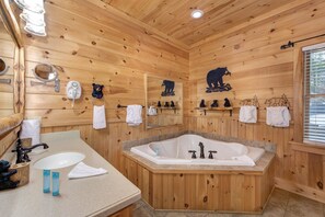 Bathroom - Cabin w/ Mountain Views, Hot Tub & Game Room! (Sevierville)