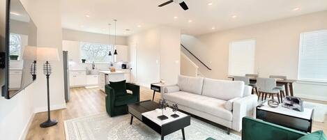 Townhome, Multiple Beds, Kitchen (Northside Retreat) | Living area | 42-inch flat-screen TV with digital channels