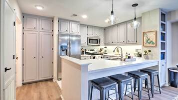 House, Multiple Beds, Patio | Private kitchen | Coffee/tea maker