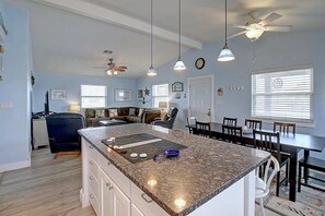 House, Multiple Beds, Patio, Garden View (The Salty Hippo) | Interior - Spacious & Pet Friendly + Game Room Sleeps 10 (Port Aransas)