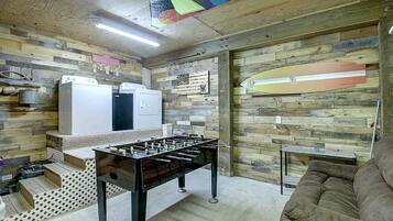 House, Multiple Beds, Patio, Garden View (The Salty Hippo) | Living area | 42-inch flat-screen TV with digital channels