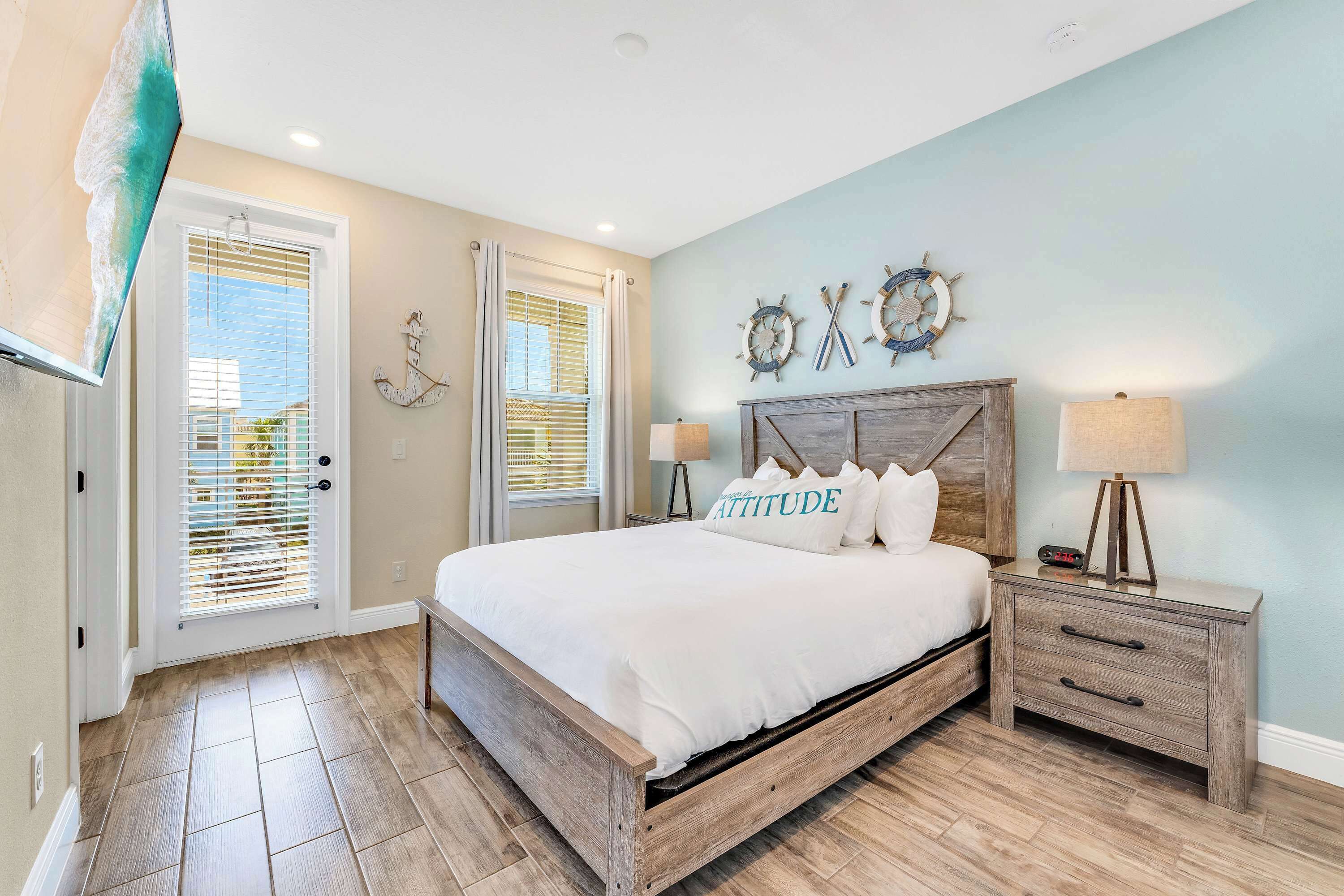 House, Multiple Beds, Pool Access, Pool View (The Sea Shelter) | 4 bedrooms, individually decorated, individually furnished, bed sheets