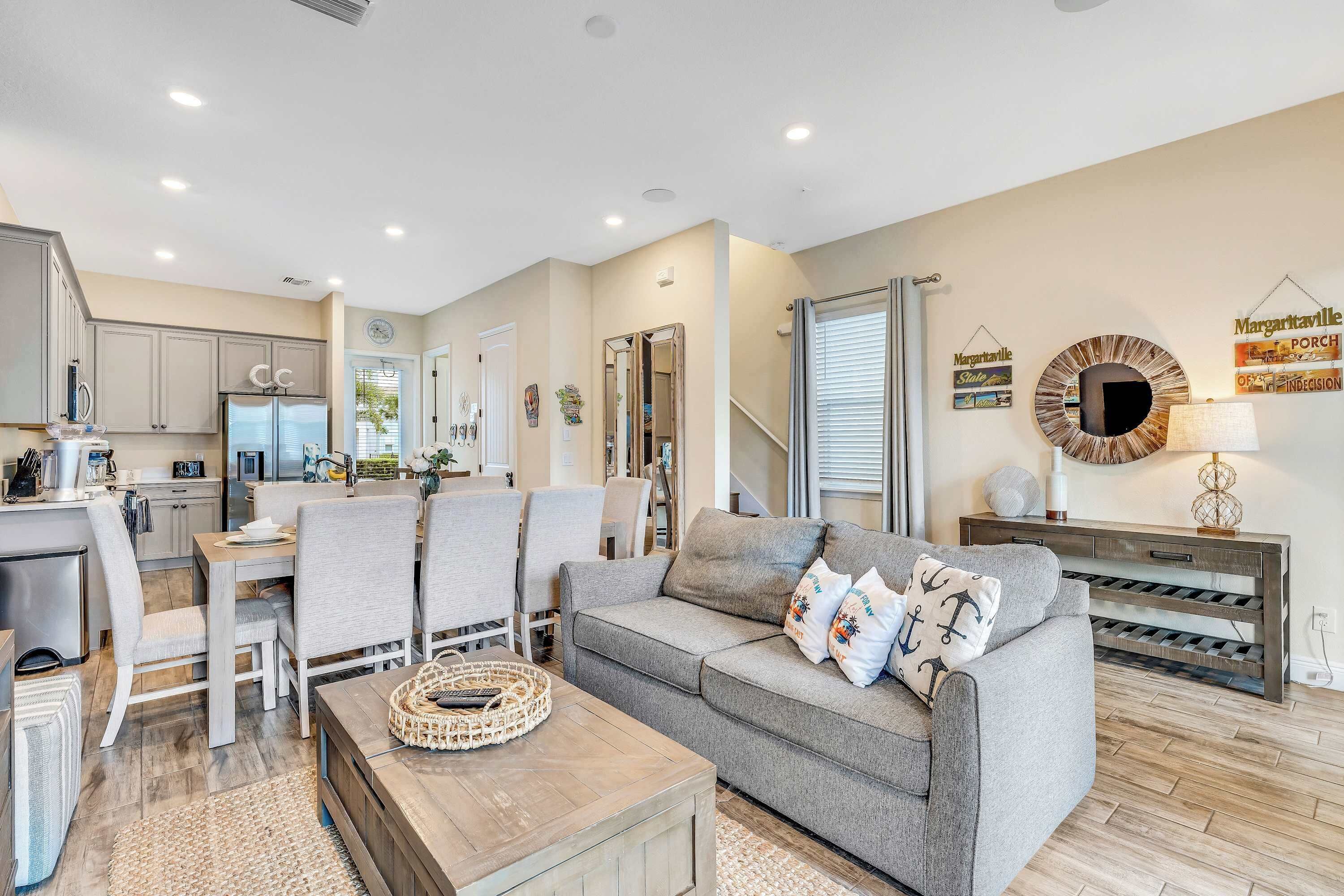 House, Multiple Beds, Pool Access, Pool View (The Sea Shelter) | Living area | 42-inch flat-screen TV with digital channels