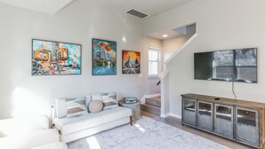 Ferienhaus, Mehrere Betten, Küche, Gartenblick (Austin's Cozy Corner) | Wohnbereich