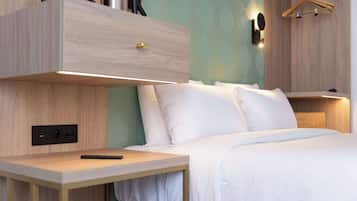 Premium bedding, Select Comfort beds, in-room safe, laptop workspace
