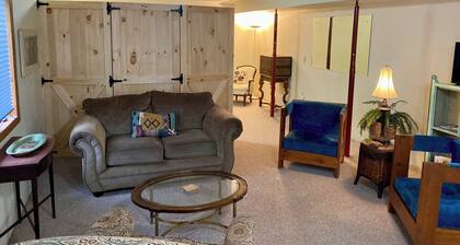 The Creek View Suite at Lily Bay Creek Homestead in the heart of Door County.