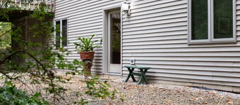 
The Creek View Suite at Lily Bay Creek Homestead in the heart of Door County. 