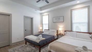 Desk, iron/ironing board, free WiFi, bed sheets