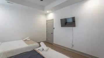 Desk, iron/ironing board, free WiFi, bed sheets