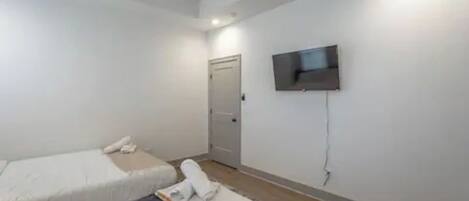 Desk, iron/ironing board, free WiFi, bed sheets