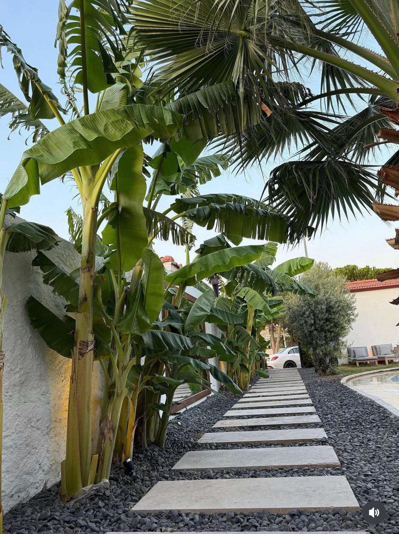 Overnatningsstedets facade