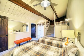 4 室のベッドルーム、WiFi、ベッドシーツ