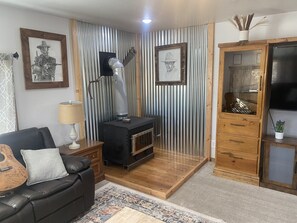 TV connectée, cheminée