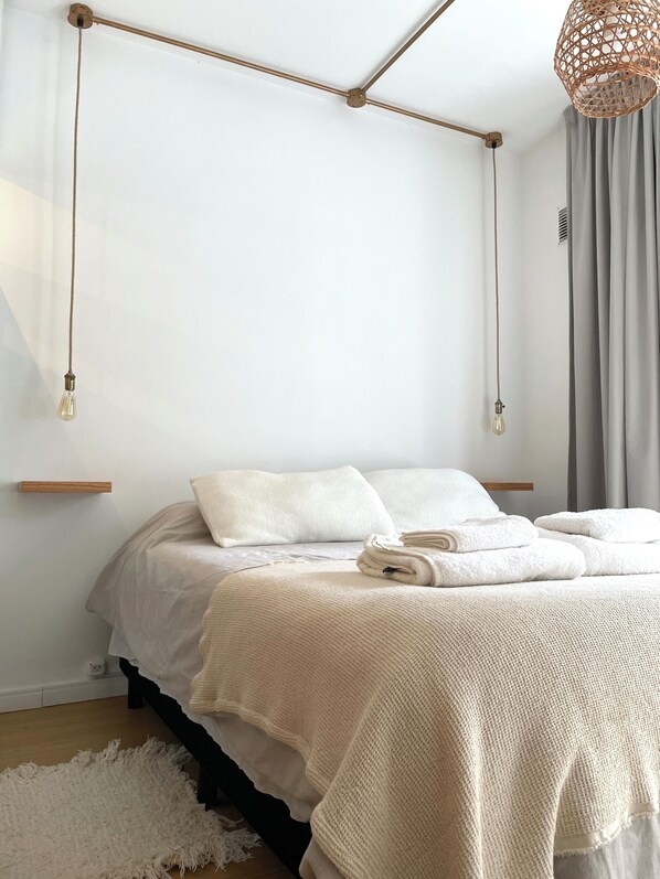 1 間睡房、書桌、熨斗/熨衫板、免費 Wi-Fi