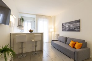 Comfort apartman | Nappalirész | Síkképernyős tévé